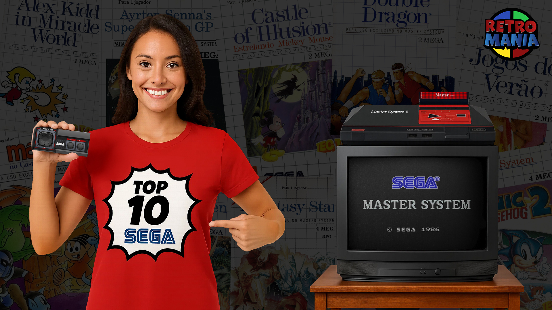 10 jogos que marcaram o Master System