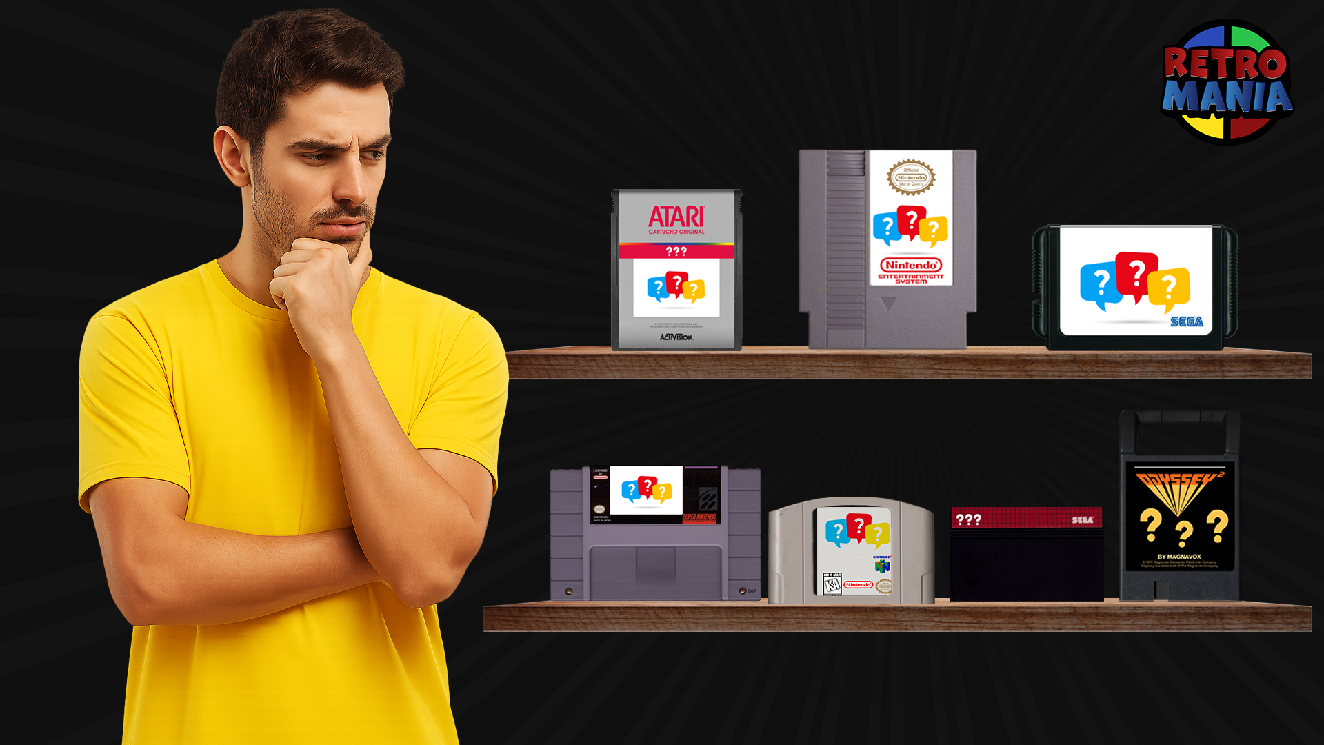 Qual foi o primeiro Jogo de cada Videogame?
